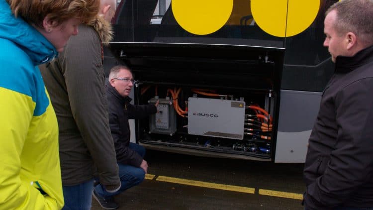 Bus drivers training Ebusco