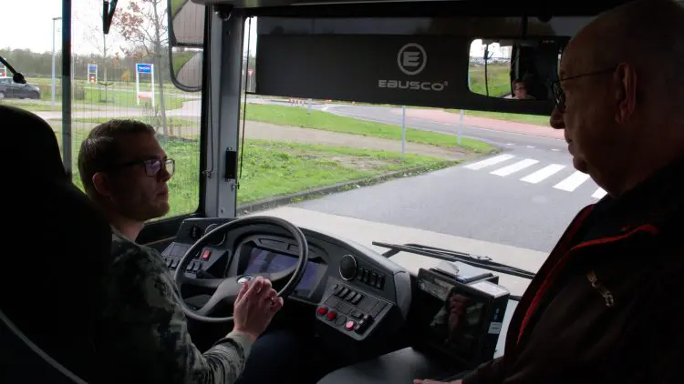 Bus drivers training Ebusco