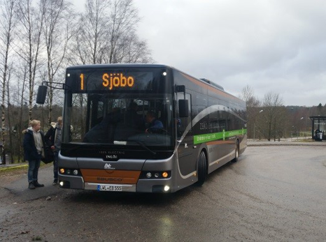 Ebusco 2.0 - electric bus test in Sweden Boras