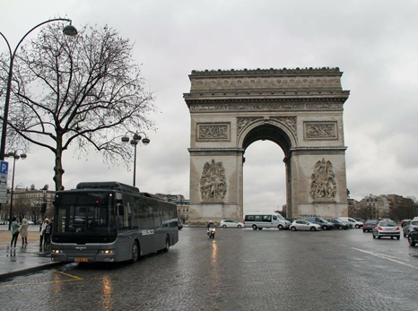 Ebusco 2.1 test in Paris France