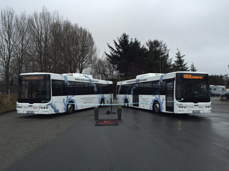 First 2 100% electric buses in Norway