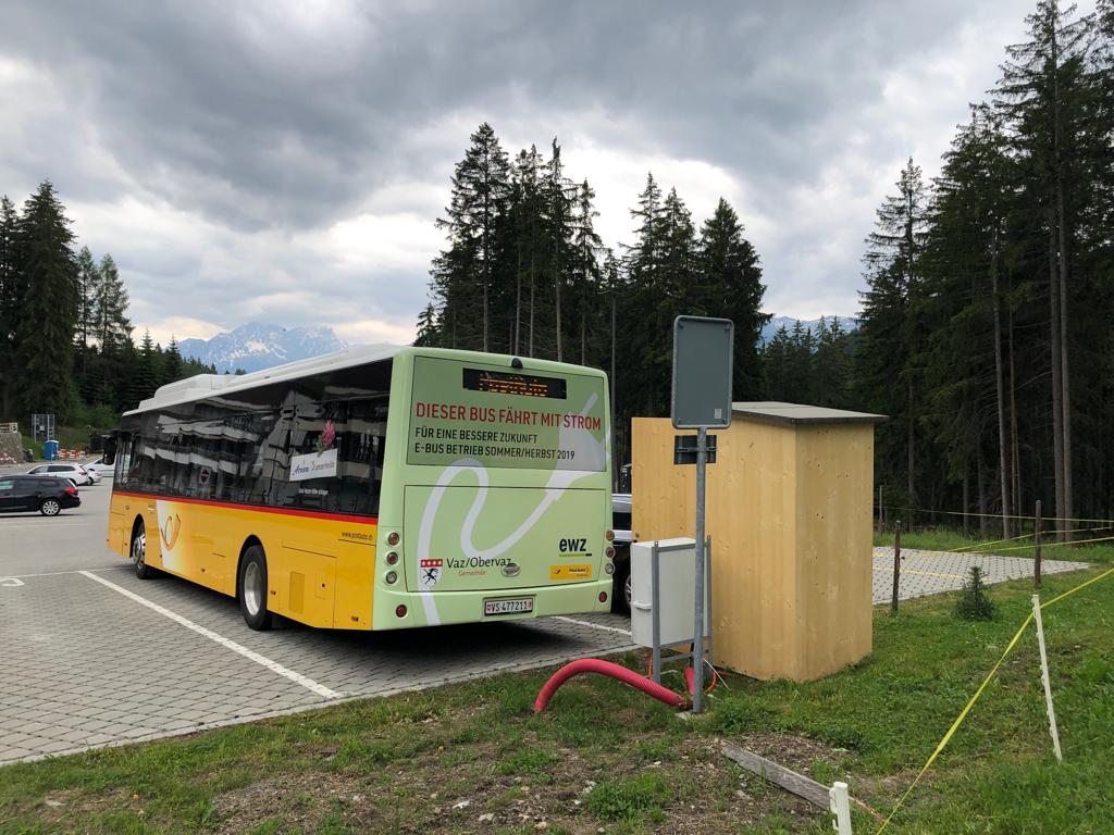 SaasFee Switserland Ebusco bus