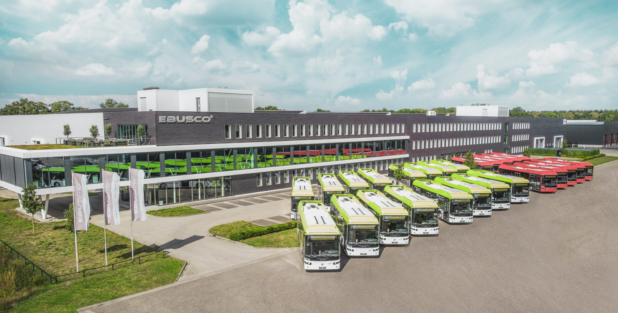 Ebusco elektrische Busse für nachhaltigen Verkehr