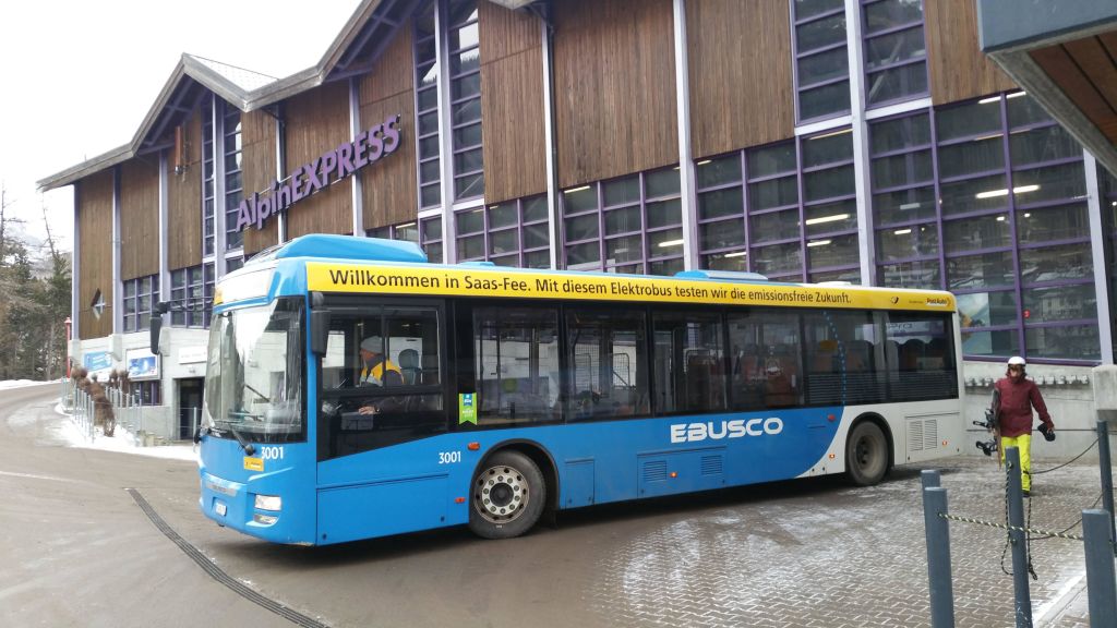 SaasFee Switserland Ebusco bus